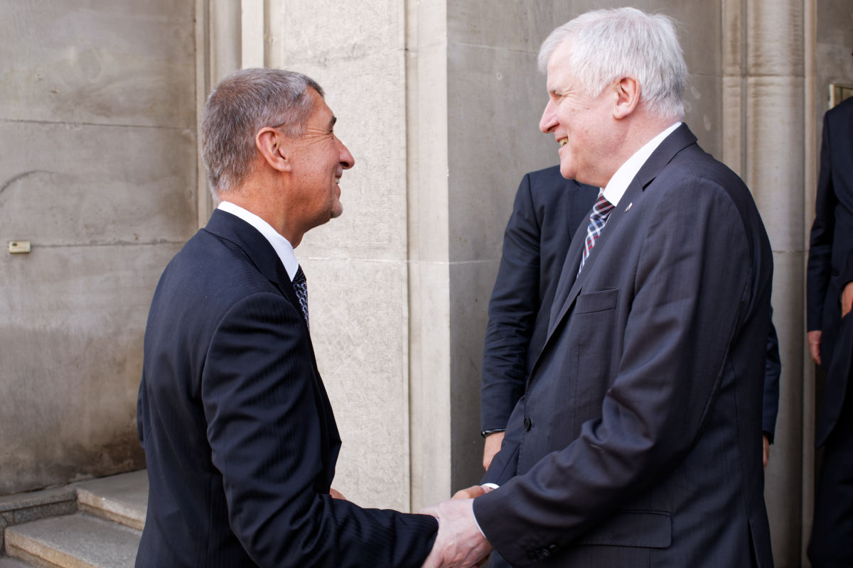 Ministr financí se sešel s premiérem Bavorska Horstem Seehoferem, 3.5.2017