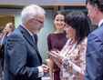Ministryně financí ČR Alena Schillerová a prezident Evropské investiční banky Werner Hoyer. ECOFIN 6.11.2018