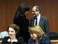 Ministryně financí Alena Schillerová a italský ministr financí Giovanni Tria
