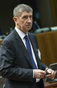 Ministr financí Andrej Babiš, Brusel, 8.3.2016, Foto: Evropská Unie