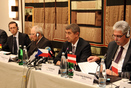 Ministři financí České republiky, Německa, Maďarska, Polska, Rakouska a Slovenska, 2.10.2014