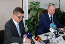 Ministr financí Andrej Babiš, I. náměstek ministra Lukáš Wagenknecht, 24.3.2015