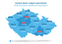 Mapa - zrušení daně z nabytí nemovitých věcí