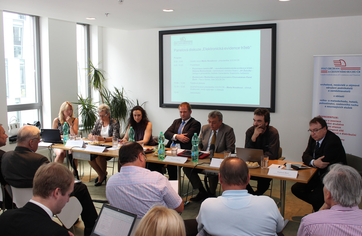 Panelová diskuze k elektronické evidenci tržeb, 9.7.2014