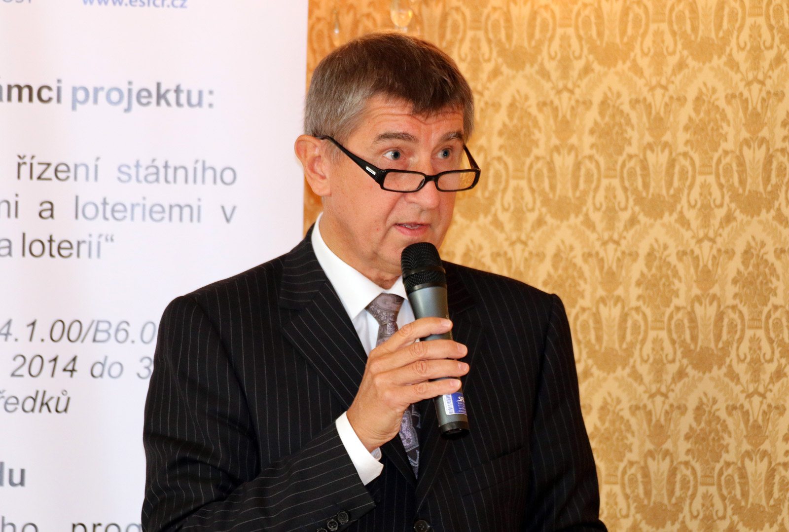 Ministr financí Andrej Babiš, 9.10.2014