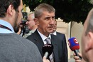 Andrej Babiš na společném jednání vlád ČR a SR ve Skalici, 24.4.2014
