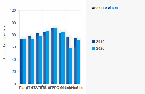 Graf - Graf - Výdaje státního rozpočtu k 31. říjnu 2020 - Plnění